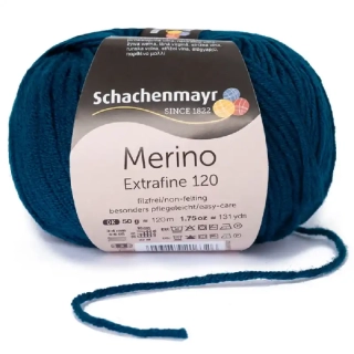 Schachenmayr Merino extrafine 120 Petrol 164