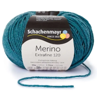 Schachenmayr Merino extrafine 120 Oceán 166