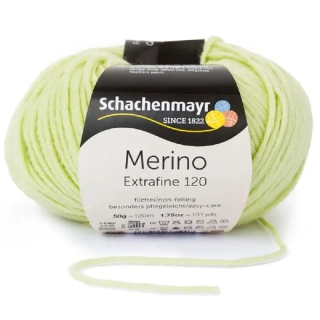 Schachenmayr Merino extrafine 120 Světle zelená 175