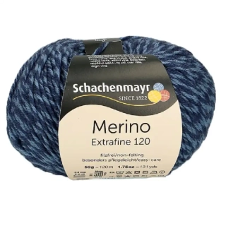 Schachenmayr Merino extrafine 120 Denim 202