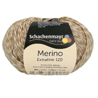 Schachenmayr Merino extrafine 120 Písek 203
