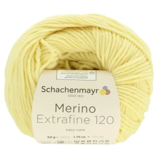 Schachenmayr Merino extrafine 120 Citrónová 1175