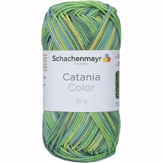 Schachenmayr Catania Color 206 Modrá-zelená-žlutá
