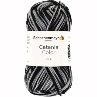 Schachenmayr Catania Color 234 Černá-bílá