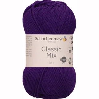 Schachenmayr Classic Mix 49 Tmavě fialová