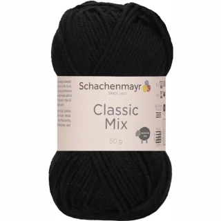 Schachenmayr Classic Mix 99 Černá