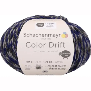 Schachenmayr Color Drift 82 Šedomodrá