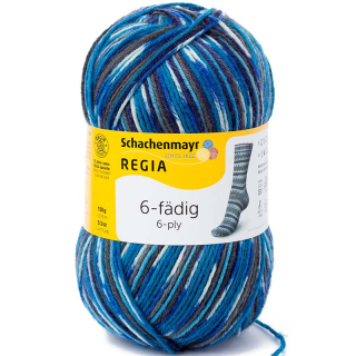 Regia 6-ply Irland color 5859 Petrol