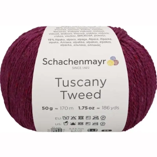 Schachenmayr Tuscany Tweed 34 Malinová