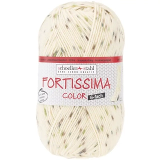 Schoeller Stahl Fortissima tweed 6-fach 0154
