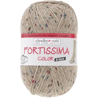 Schoeller Stahl Fortissima tweed 6-fach 0155