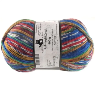 Schoppel Wolle Admiral R Druck 1977 Blaues Haus
