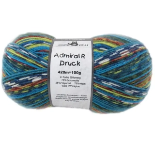 Schoppel Wolle Admiral R Druck 2184 Giftzwerk
