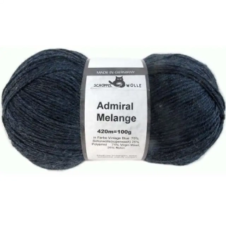 Schoppel Wolle Admiral Melange 4488M Vintage Blue