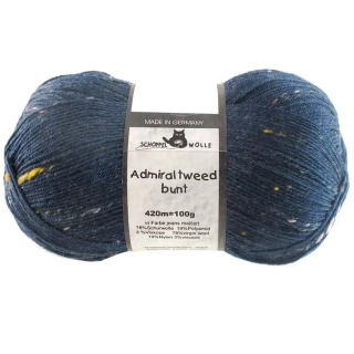 Schoppel Wolle Admiral Tweed bunt 4993 Jeans meliert
