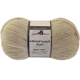 Schoppel Wolle Admiral tweed bunt 980 Natur