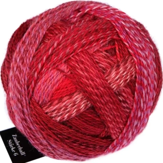 Schoppel Wolle Zauberball®Stärke 6 2620 Rot im Anzug
