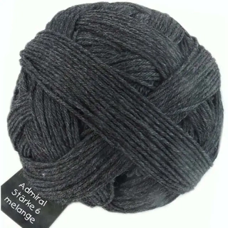 Schoppel Wolle Admiral Stärke 6 9093M Melange Schwarzmelange