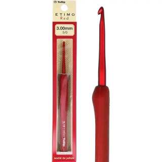 Ergonomický háček Tulip Etimo Red 3mm