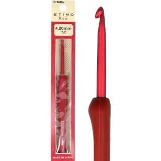 Ergonomický háček Tulip Etimo Red 4mm