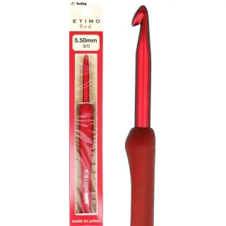 Ergonomický háček Tulip Etimo Red 5,5mm