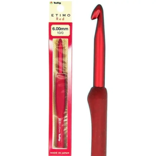 Ergonomický háček Tulip Etimo Red 6mm