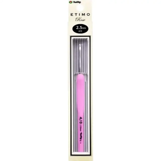 Ergonomický háček Tulip Etimo Rose Pink 2,5mm