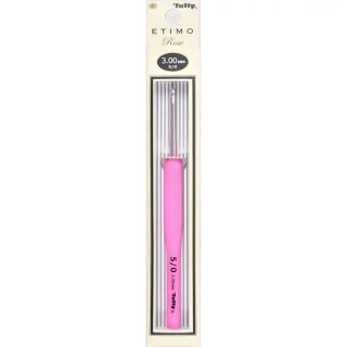 Ergonomický háček Tulip Etimo Rose Pink 3,0mm