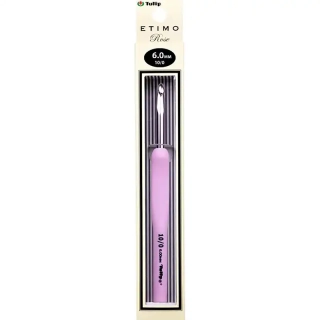 Ergonomický háček Tulip Etimo Rose Pink 6,0mm