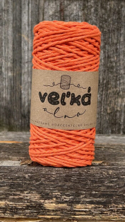 Velká vlna Macrame 1,5mm Papaya