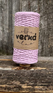Velká vlna Macrame 1,5mm Šeřík