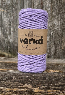 Velká vlna Macrame 1,5mm Levandule
