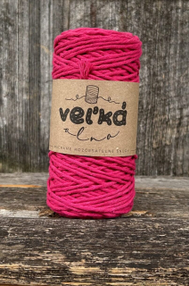 Velká vlna Macrame 1,5mm Petunie