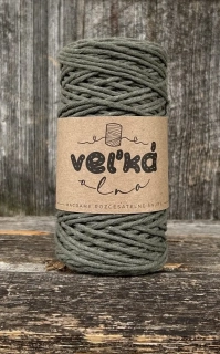 Velká vlna Macrame 1,5mm Mořská řasa