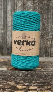 Velká vlna Macrame 1,5mm Tyrkysová orchidej