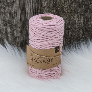 Velká vlna Macrame 1,5mm Šípková růže
