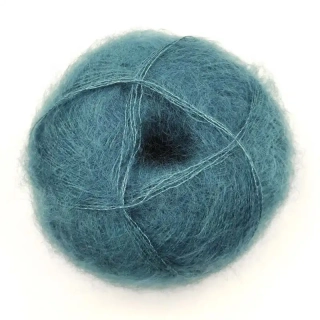 Mohair by Canard Brushed Lace Petrol 3033