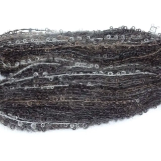 Mohair by Canard Bouclé Mohair Antracitový mix 1036LE
