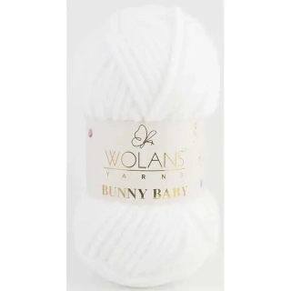 Wolans Bunny Baby 10001 bílá