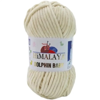 HIMALAYA Příze Dolphin Baby 80379 Bílá čokoláda