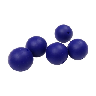 Silikonový korálek 19mm Tmavě modrý