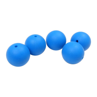 Silikonový korálek 19mm Modrý