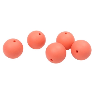 Silikonový korálek 19mm Korálový