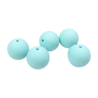 Silikonový korálek 19mm Mentolový