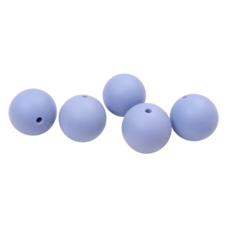 Silikonový korálek 19mm Levandulový