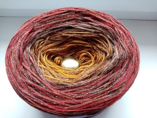 Měděnka plus 3-nitka 1200m s lurexem