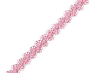 Ozdobná pruženka 10mm růžová