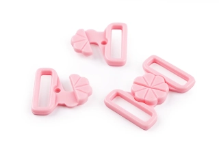 Plavkové zapínání květ růžové