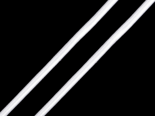 Kulatá pruženka 3mm bílá