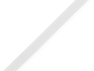 Prádlová pruženka šíře 6 mm bílá